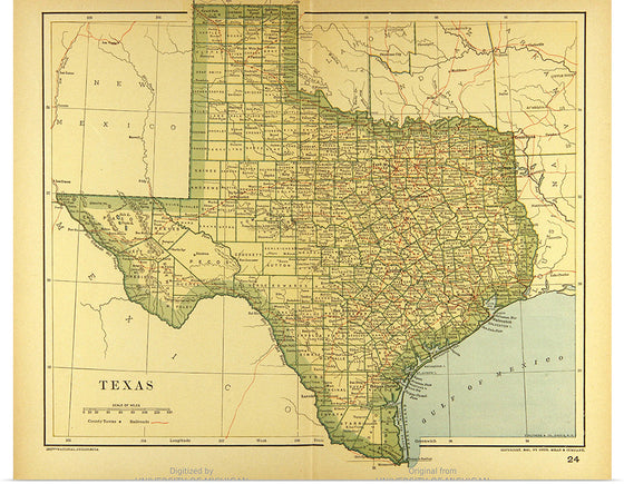 "Map of Texas (1894)"