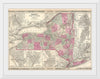 "1864 Johnson Map of New York", A. J. Johnson