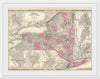 "1864 Johnson Map of New York", A. J. Johnson