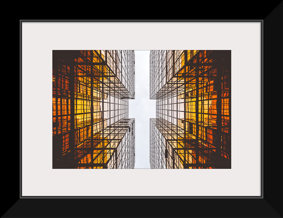 "Orange Reflective Architecture", Alex Wong