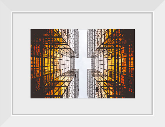 "Orange Reflective Architecture", Alex Wong