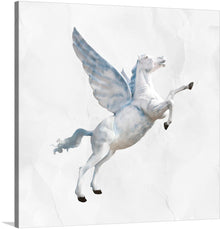  Elevate your space with this exquisite “Pegasus Animal” print, a visual symphony of grace and majesty. Every detail of this ethereal creature is captured with stunning realism, from the delicate flutter of its wings to the powerful stance of its muscular body. The Pegasus, rendered in hues of celestial blue and white, appears to leap into the heavens, offering a sense of freedom and transcendence. 