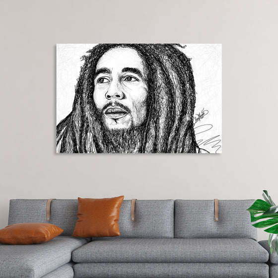 "Bob Marley Sketch", Daniel Alvarado Silvera