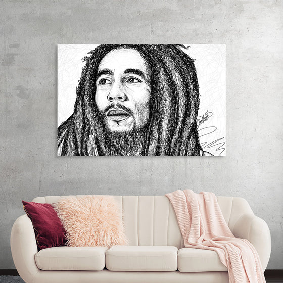 "Bob Marley Sketch", Daniel Alvarado Silvera