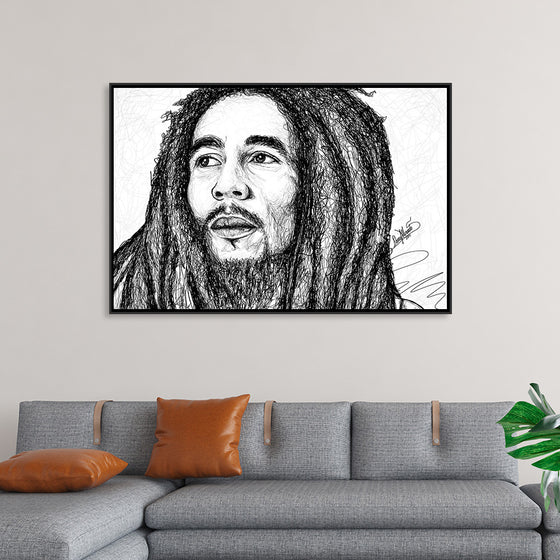 "Bob Marley Sketch", Daniel Alvarado Silvera