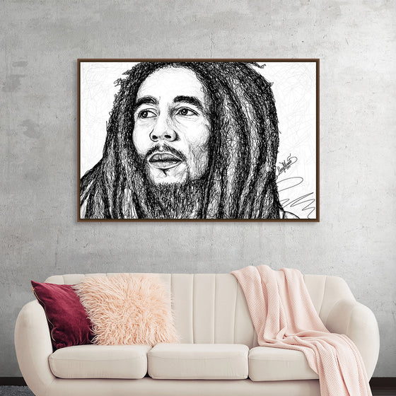 "Bob Marley Sketch", Daniel Alvarado Silvera