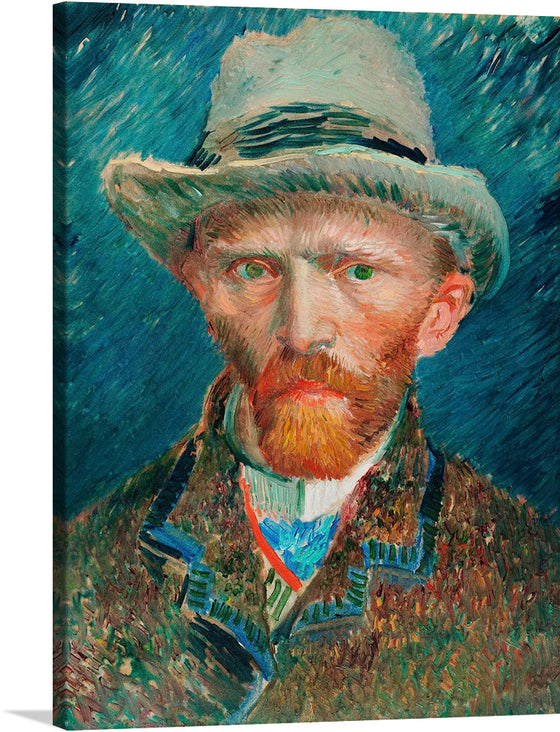 Vincent Van Gogh was a Dutch post-impressionist painter who created over 35 self-portraits during his lifetime. This self-portrait painting is a testament to van Gogh’s artistic prowess, with intricate details and vivid colors that bring the scene to life.
