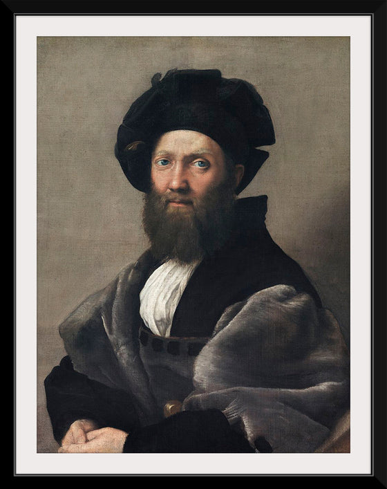 "Portrait of Baldassarre Castiglione", Raphael