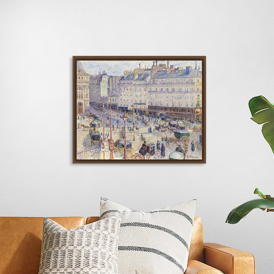 "The Place du Havre, Paris(1893)", Camille Pissarro