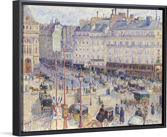 "The Place du Havre, Paris(1893)", Camille Pissarro