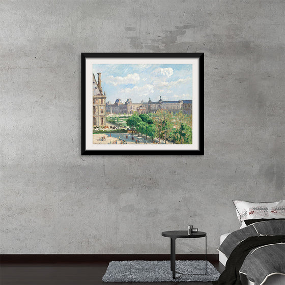 "Place du Carrousel, Paris", Camille Pissarro