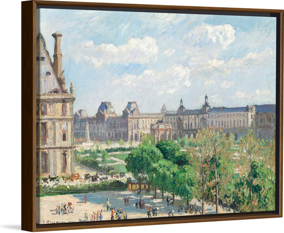 "Place du Carrousel, Paris", Camille Pissarro