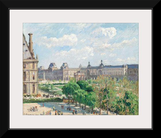 "Place du Carrousel, Paris", Camille Pissarro