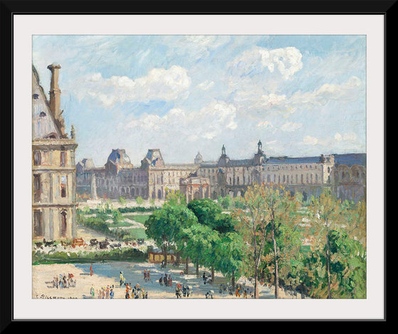 "Place du Carrousel, Paris", Camille Pissarro