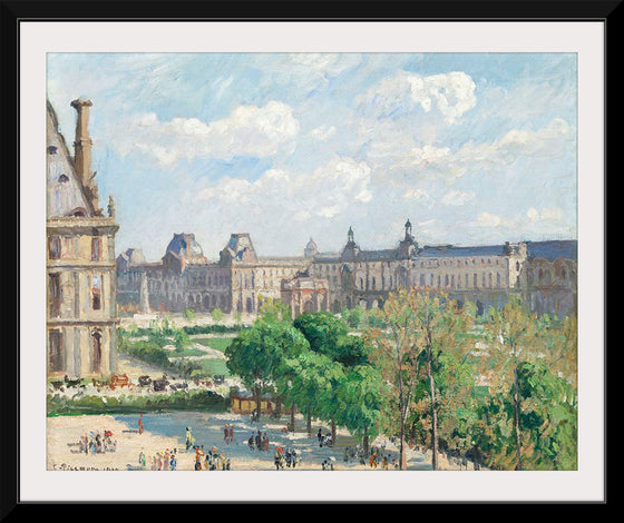 "Place du Carrousel, Paris", Camille Pissarro