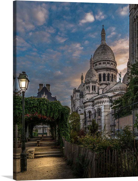 The Basilica of the Sacred Heart, perched atop Montmartre in Paris, is a symphony of divine love and architectural grandeur. Its alabaster facade, adorned with a triple-arched portico, beckons you into a realm where heaven and earth converge. 