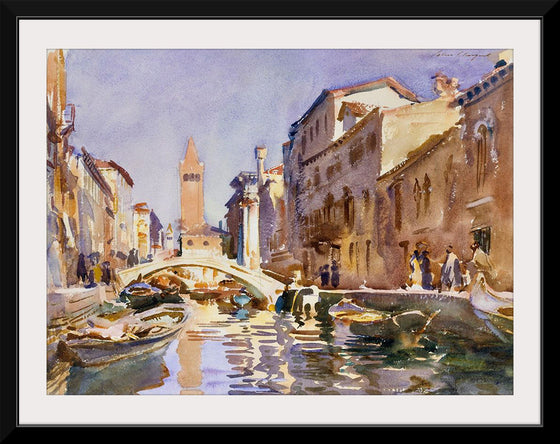 "Venetian Canal (1913)", John Singer Sargent