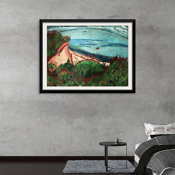 "Coastal Landscape on Fehmarn", Ernst Ludwig Kirchner