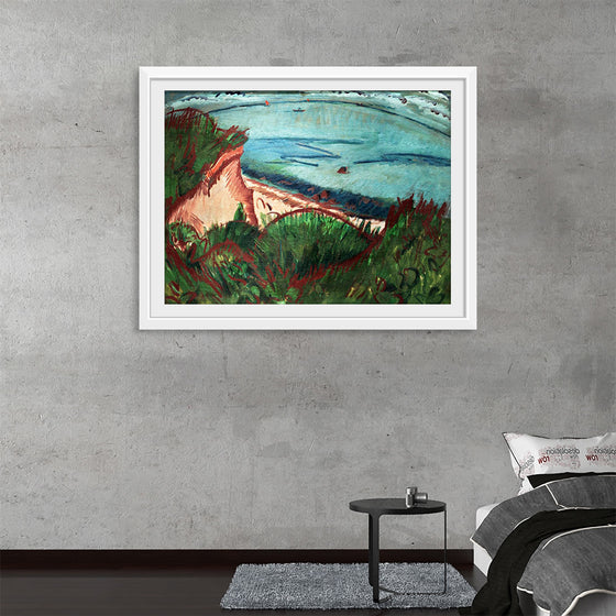 "Coastal Landscape on Fehmarn", Ernst Ludwig Kirchner