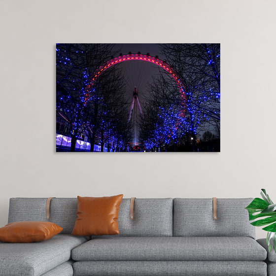 "Millennium Wheel in South Bank, London"