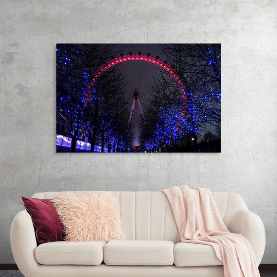 "Millennium Wheel in South Bank, London"