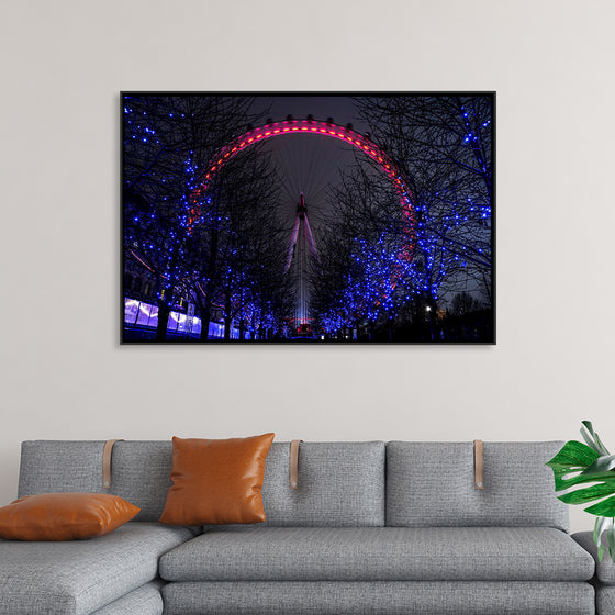 "Millennium Wheel in South Bank, London"