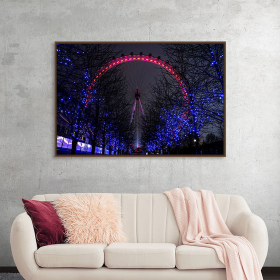 "Millennium Wheel in South Bank, London"