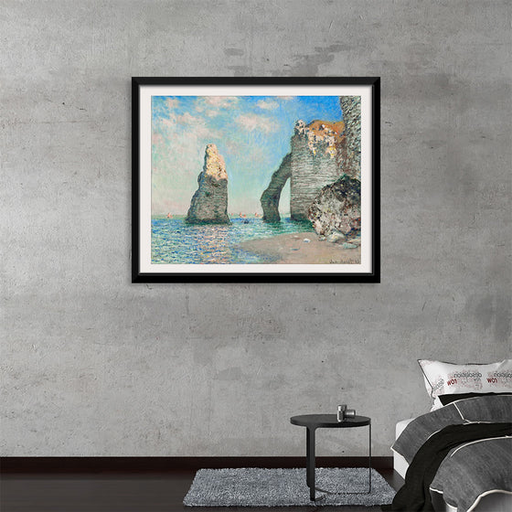 "The Cliffs at Étretat", Claude Monet