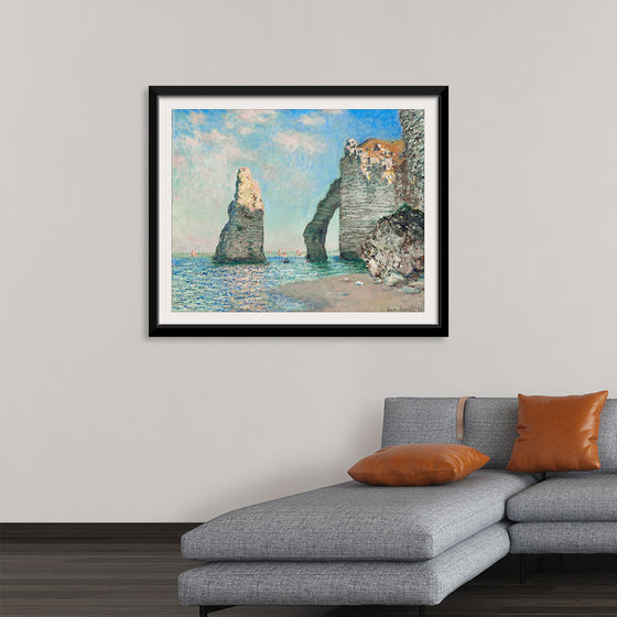 "The Cliffs at Étretat", Claude Monet