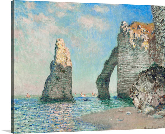 "The Cliffs at Étretat", Claude Monet