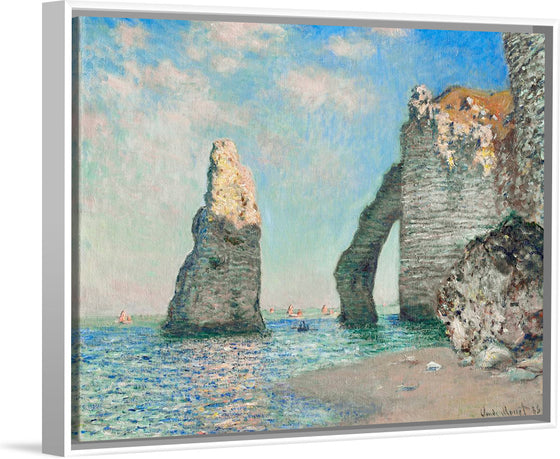 "The Cliffs at Étretat", Claude Monet