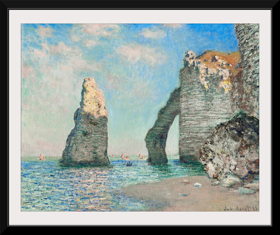 "The Cliffs at Étretat", Claude Monet