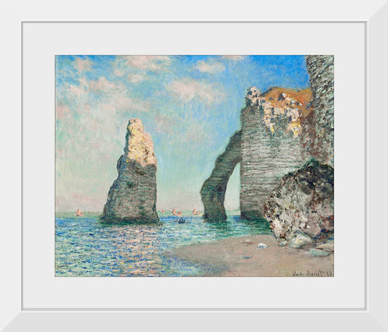 "The Cliffs at Étretat", Claude Monet