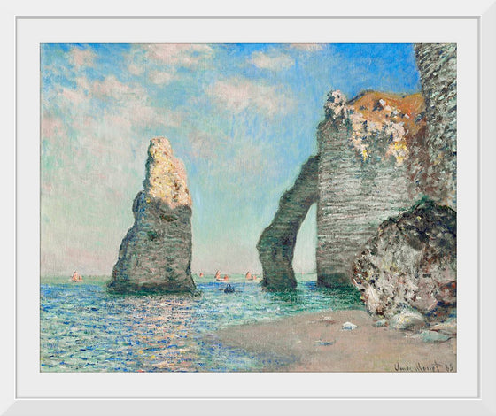 "The Cliffs at Étretat", Claude Monet