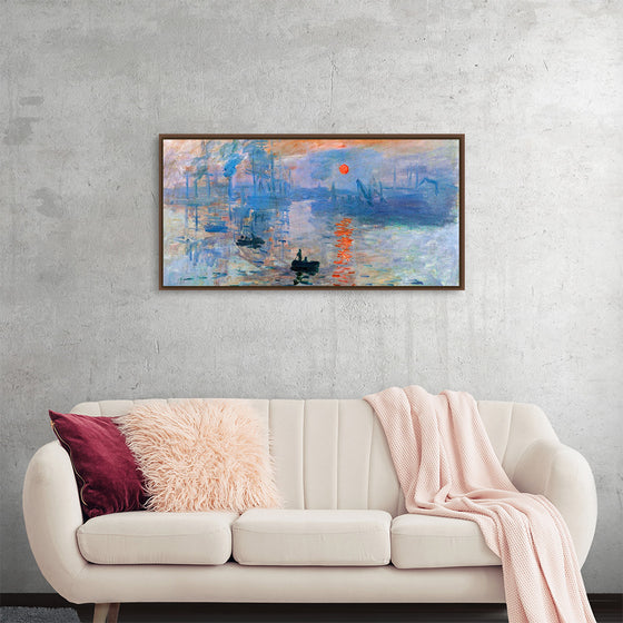 "Sunrise", Claude Monet