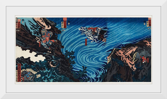 "Gentoku Uma o Odorashite Tankei o Koeru zu (1798-1861)", Utagawa Kuniyoshi