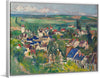 "Auvers, Panoramic View (ca. 1873–1875)", Claude Monet