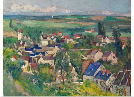 "Auvers, Panoramic View (ca. 1873–1875)", Claude Monet