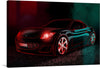 Dive into the enigmatic allure of this exclusive artwork, capturing a sleek car illuminated by an ethereal glow of red and green lights. Every curve, every line, and every detail is accentuated, offering a mesmerizing visual experience. This print promises not just a piece of art but a journey into a world where luxury and mystery intertwine.