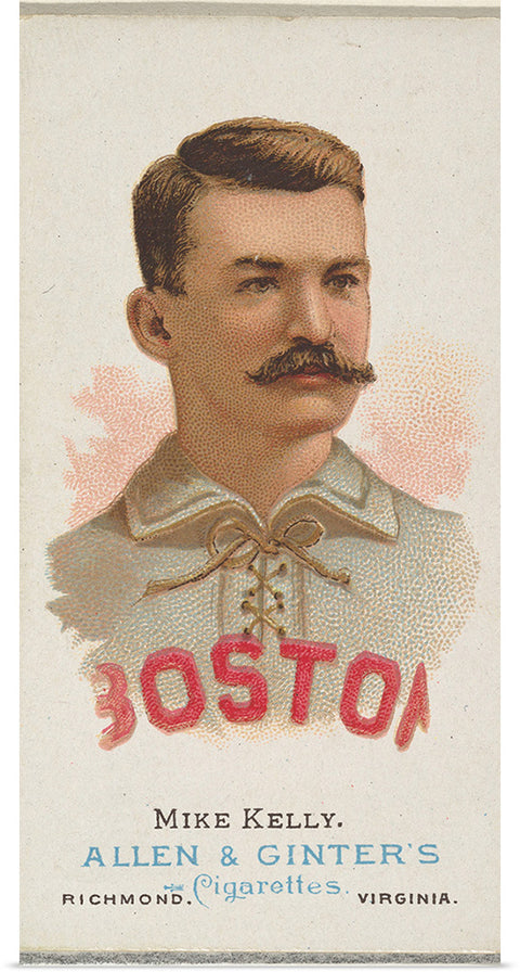 "Mike "King" Kelly, Baseball Player, from World's Champions, Series 1", Allen & Ginter Cigarettes