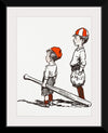 "Two Little Baseball Players"