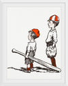 "Two Little Baseball Players"