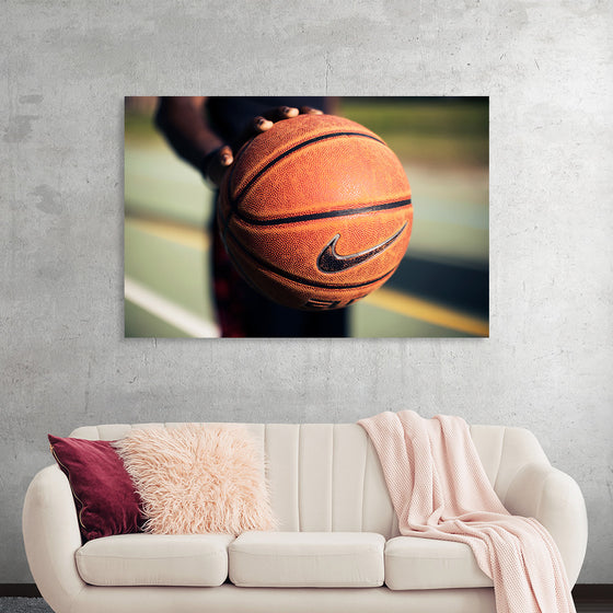 "Palming a basketball", chelsea ferenando