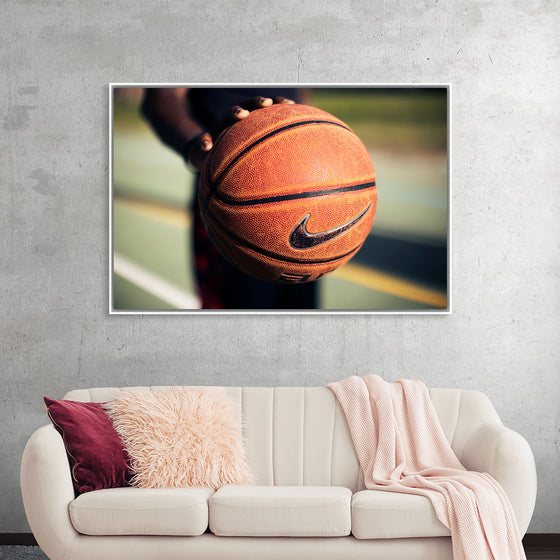 "Palming a basketball", chelsea ferenando