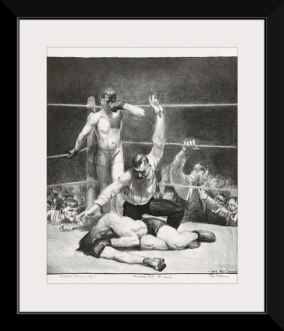 "Counted Out, First Stone", George Wesley Bellows