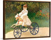 "Jean Monet on His Hobby Horse", Claude Monet