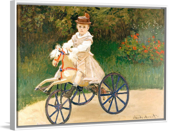 "Jean Monet on His Hobby Horse", Claude Monet