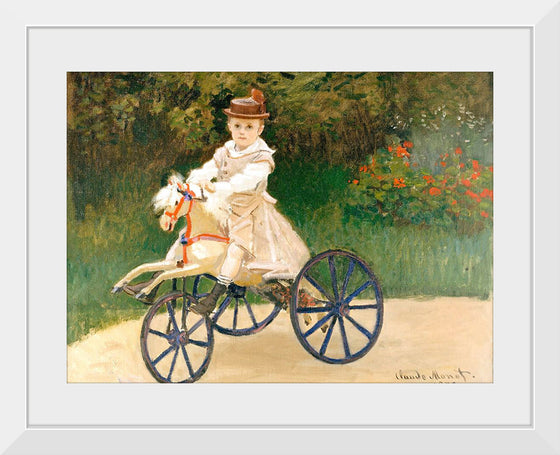 "Jean Monet on His Hobby Horse", Claude Monet