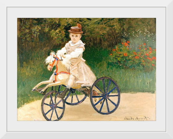 "Jean Monet on His Hobby Horse", Claude Monet