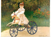 "Jean Monet on His Hobby Horse", Claude Monet